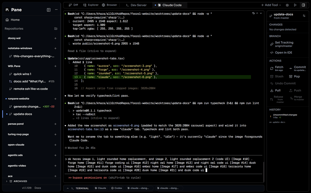 Pane - oled theme code